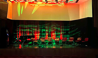 Sound Vision Lights, Elation, and Obsidian at the Gryparion Theater on Mykonos