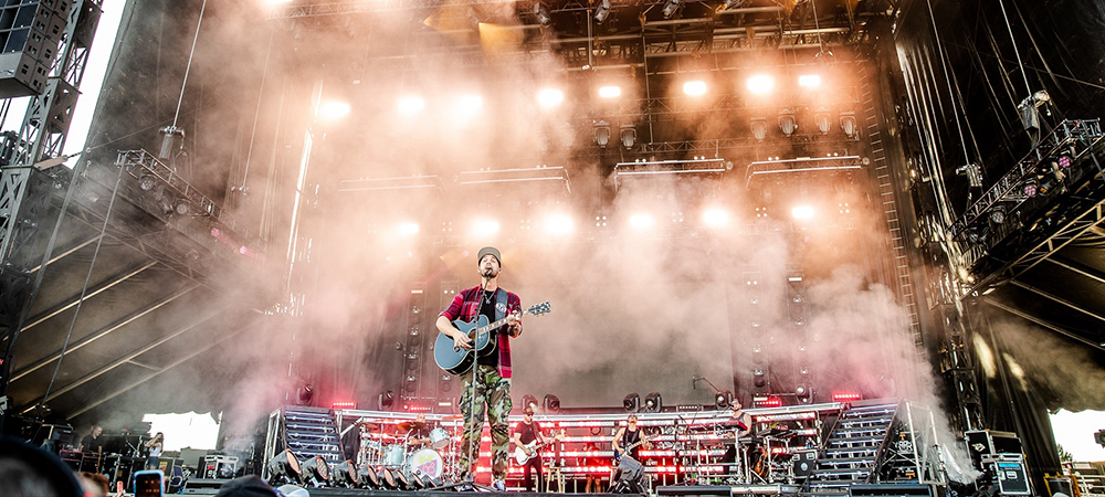 Brown Note Productions supplies weatherproof Elation rigs for fall festivals