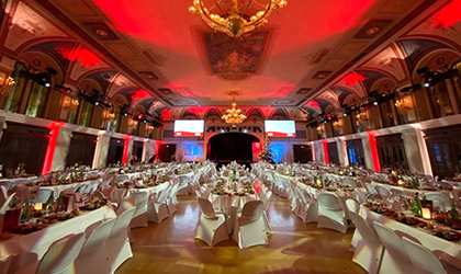 Historic Congress Center Baden Upgrades Ballroom Lighting with Elation Fuze Series