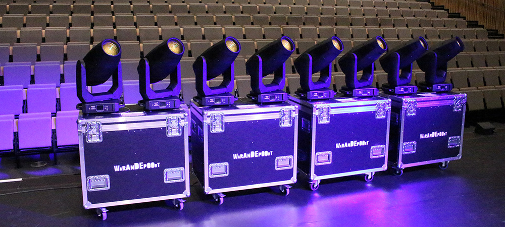 Elation Fuze value for CC de Warandepoort Theatre, Belgium