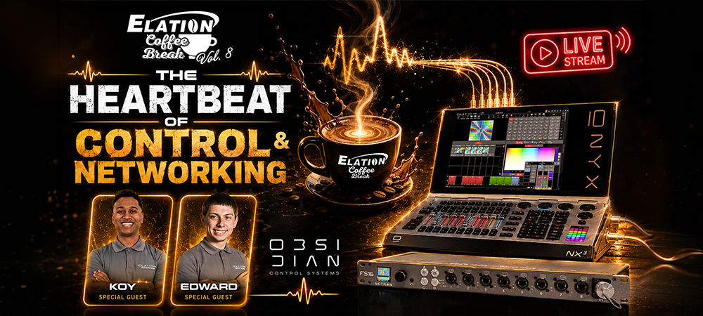 Obsidian Control Systems Takes Center Stage on June 11 Elation Coffee Break