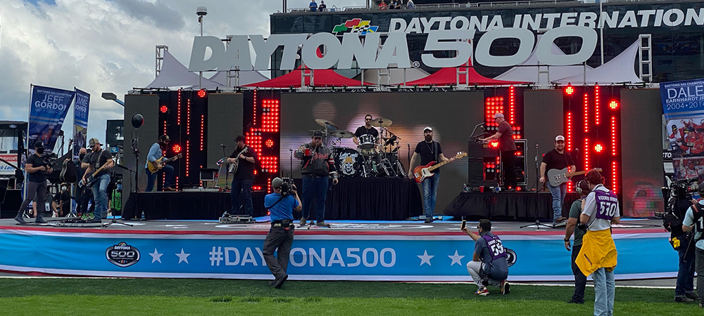 Rain-soaked Daytona 500 not a problem for CSM Production and IP-rated Elation gear