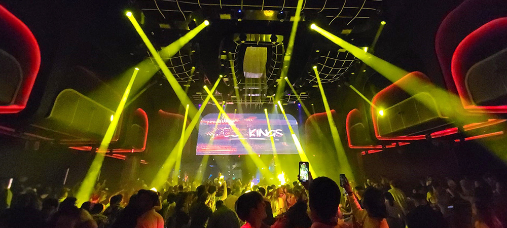 SJ Lighting updates DAER Nightclub lighting with hybrid Fuze SFX LED movers