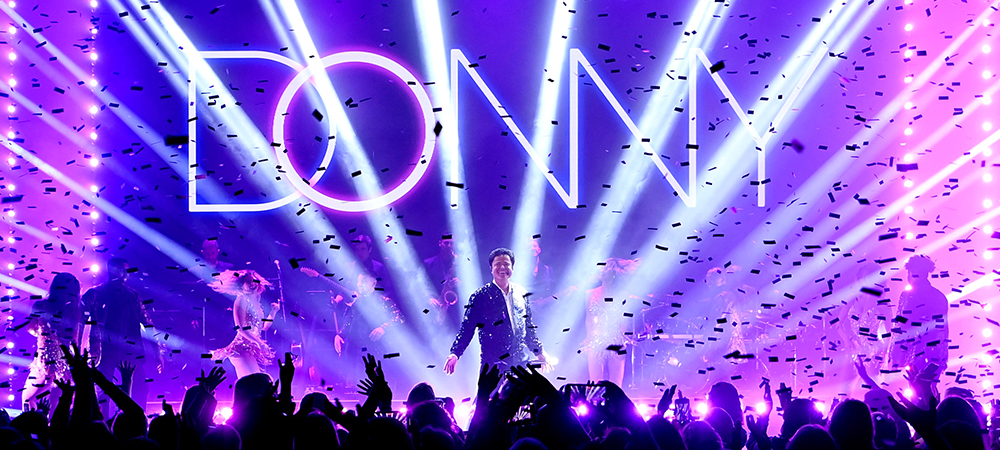 Donny Osmond Las Vegas Residency a success with Tom Sutherland design and full Elation rig