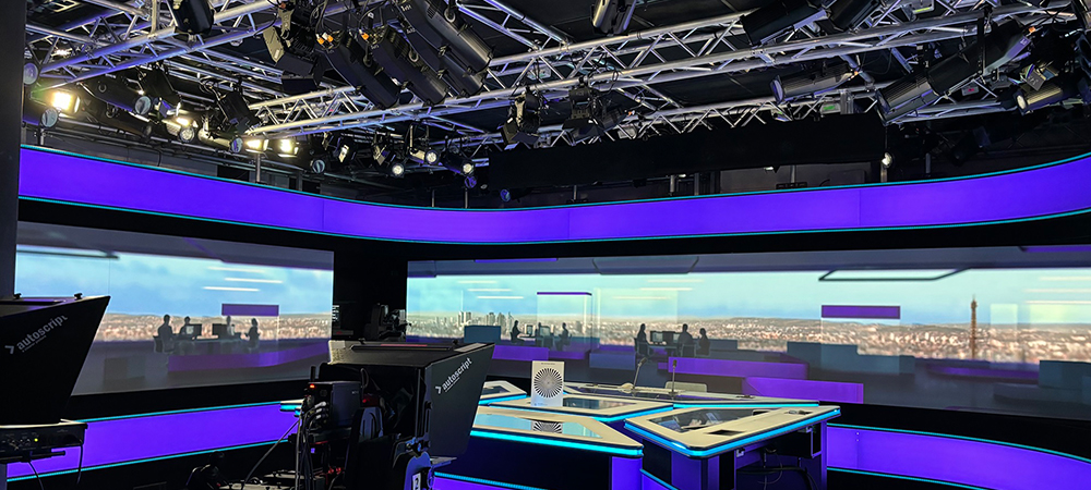 DoP Jean-Louis Rousseaux chooses Elation for new France 24 news sets 