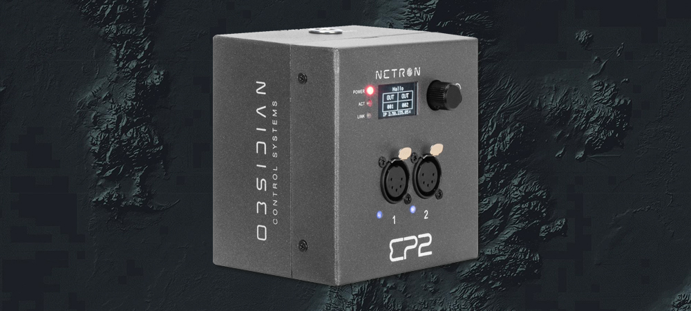 Obsidian Control Systems introduces flexible, compact NETRON EP2 EtherDMX node