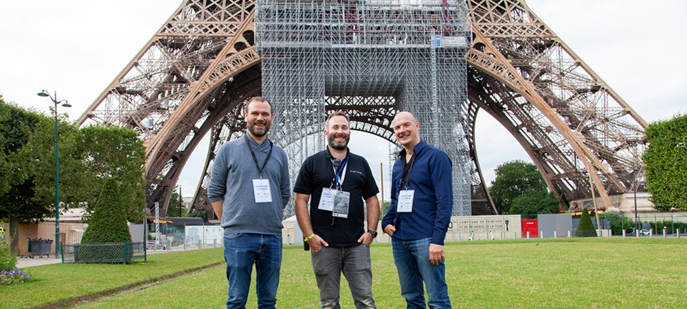 Eiffel Tower lit using 188 Proteus Hybrid for Bastille Day celebration