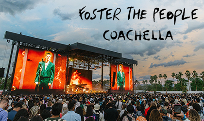 Shepherd Lowrey and Cour Design Bring Foster the People’s Coachella Show to Life with Elation Rayzor Blade