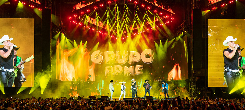Grupo Firme electrifies stadium crowds with assist from 3G-supplied Elation lighting