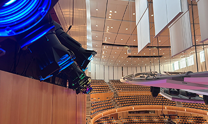 Elation KL CORE the Flexible Color Solution for TMS at Omaha’s Holland Performing Arts Center