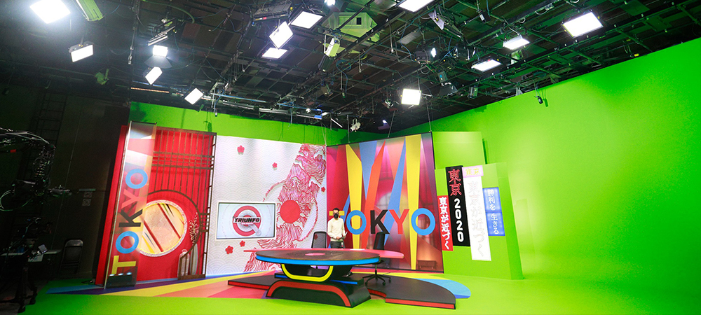 Elation broadcast lighting for Imagen Televisión Olympic Games studio