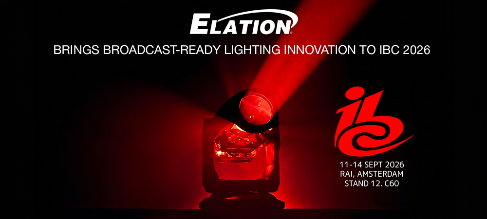 Elation Brings Broadcast-Ready Lighting Innovation to IBC 2026