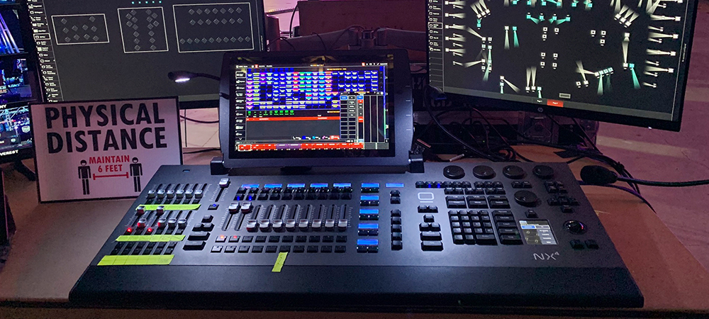 Elation lighting, Obsidian control on American Ninja Warrior Season 12