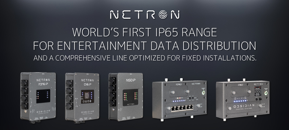 Obsidian NETRON signal distribution, intuitive NX consoles to highlight at Prolight + Sound 2024