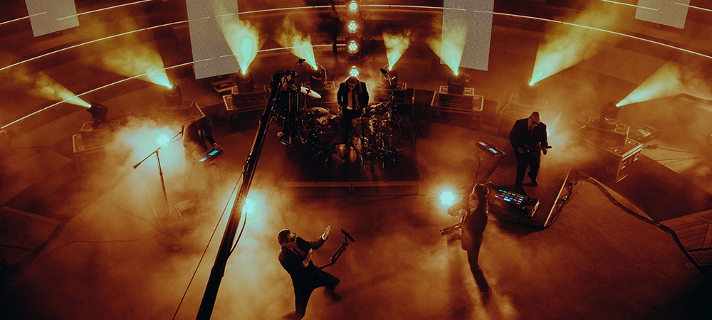 Elation IP-rated lights for Puscifer performance in Arizona desert
