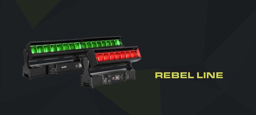 Elation’s Rebel Family Expands with Rebel Line of Creative Linear Tilt Bars
