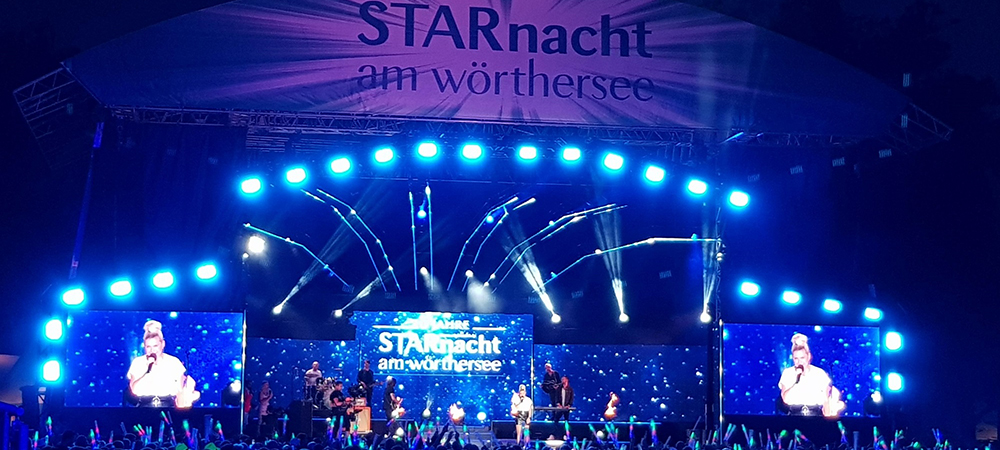 Droneberger Showtechnik invests in Elation Paladin. Dresses Starnacht in color and effect