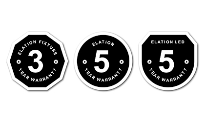 Elation Expands Warranty Coverage on Key Product Lines