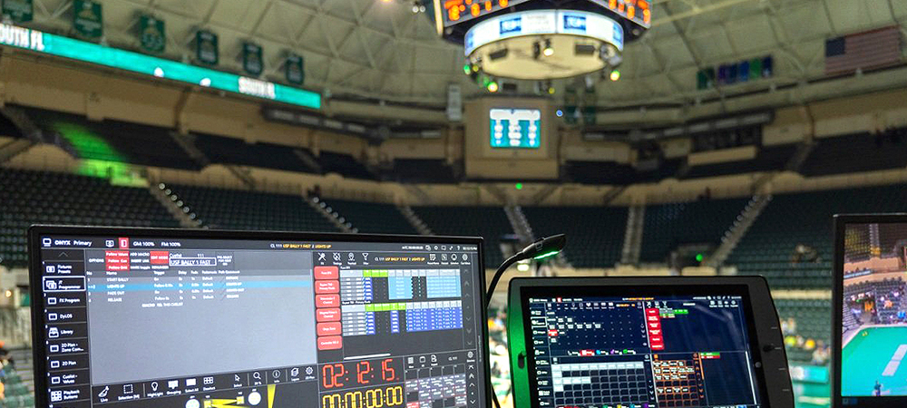 Elation and Thunder City transforming events at Tampa’s Yuengling Center with arena lighting upgrade