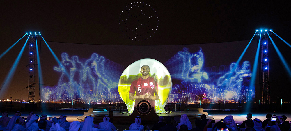 Elation assists on FIFA World Cup Qatar 2022 Official Countdown Clock reveal