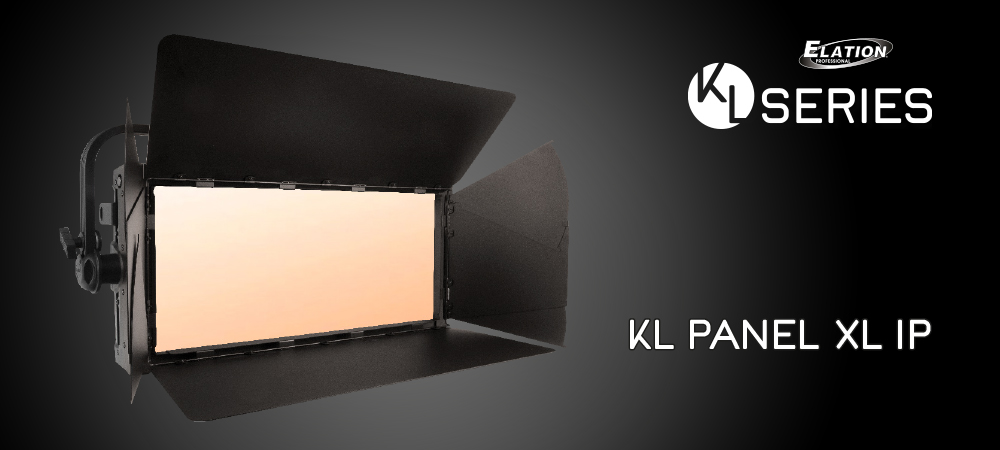Elation full-color KL Panel XL soft light now available in IP65 version