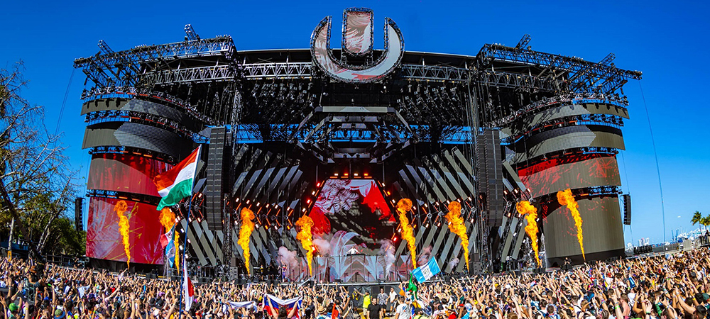Ultra Music Festival with over 450 Elation fixtures